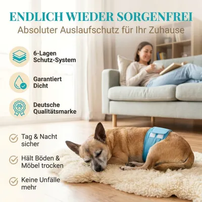 HUND IST KÖNIG waschbare Hundewindeln für Rüden (3 Stk), saugstark & bequem HUND IST KÖNIG waschbare Hundewindeln für Rüden (3 Stk), saugstark & bequem