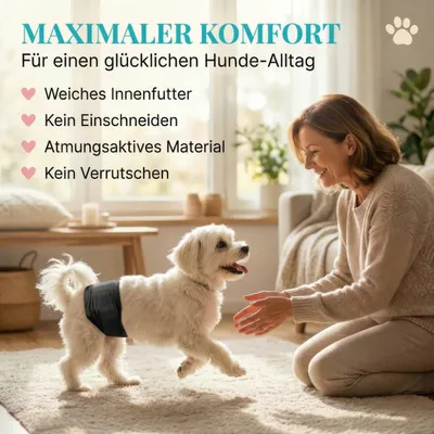 HUND IST KÖNIG waschbare Hundewindeln für Rüden (3 Stk), saugstark & bequem HUND IST KÖNIG waschbare Hundewindeln für Rüden (3 Stk), saugstark & bequem