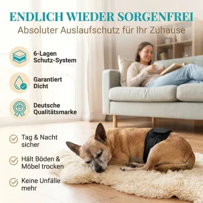 HUND IST KÖNIG waschbare Hundewindeln für Rüden (3 Stk), saugstark & bequem HUND IST KÖNIG waschbare Hundewindeln für Rüden (3 Stk), saugstark & bequem