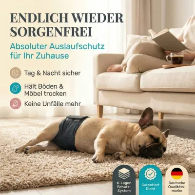 HUND IST KÖNIG waschbare Hundewindeln für Rüden (3 Stk), saugstark & bequem HUND IST KÖNIG waschbare Hundewindeln für Rüden (3 Stk), saugstark & bequem