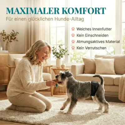 HUND IST KÖNIG waschbare Hundewindeln für Rüden (3 Stk), saugstark & bequem HUND IST KÖNIG waschbare Hundewindeln für Rüden (3 Stk), saugstark & bequem