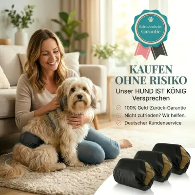 HUND IST KÖNIG waschbare Hundewindeln für Rüden (3 Stk), saugstark & bequem HUND IST KÖNIG waschbare Hundewindeln für Rüden (3 Stk), saugstark & bequem