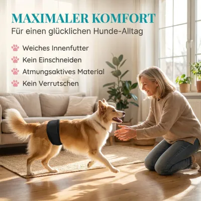 HUND IST KÖNIG waschbare Hundewindeln für Rüden (3 Stk), saugstark & bequem HUND IST KÖNIG waschbare Hundewindeln für Rüden (3 Stk), saugstark & bequem