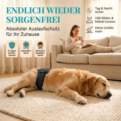 HUND IST KÖNIG waschbare Hundewindeln für Rüden (3 Stk), saugstark & bequem HUND IST KÖNIG waschbare Hundewindeln für Rüden (3 Stk), saugstark & bequem