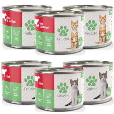 Fellicita Nassfutter Mixpaket Nr. 7 für Kitten
