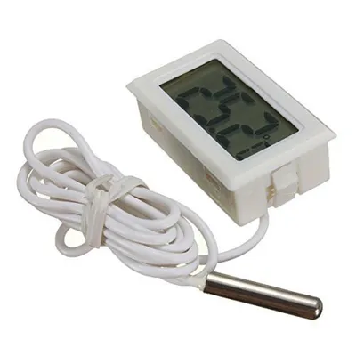 Digitales LCD-Thermometer mit externer Sonde für Kühlschränke und Aquarien Digitales LCD-Thermometer mit externer Sonde für Kühlschränke und Aquarien