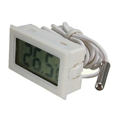 Digitales LCD-Thermometer mit externer Sonde für Kühlschränke und Aquarien Digitales LCD-Thermometer mit externer Sonde für Kühlschränke und Aquarien