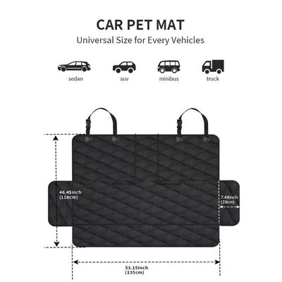 Protection siège voiture chien avec housse et ceinture sécurité