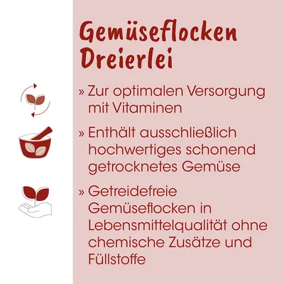 Fit-BARF Gemüseflocken Dreierlei