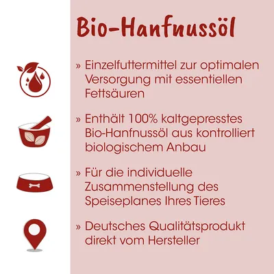 Fit-BARF Bio-Hanfnussöl Fit-BARF Bio-Hanfnussöl