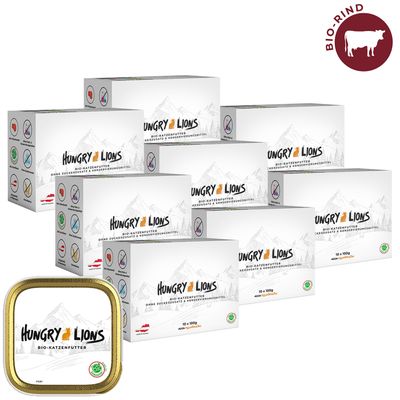 Hungry Lions - Hochwertiges BIO Katzennassfutter