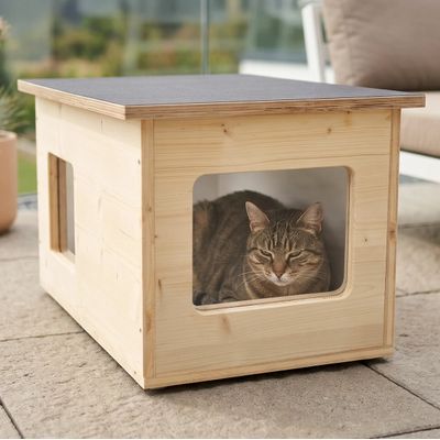 catcabin Katzenhaus outdoor winterfest für draußen