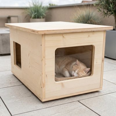 catcabin Katzenhaus outdoor winterfest für draußen