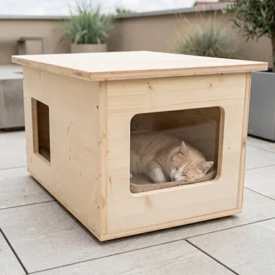 catcabin Katzenhaus outdoor winterfest für draußen catcabin Katzenhaus outdoor winterfest für draußen