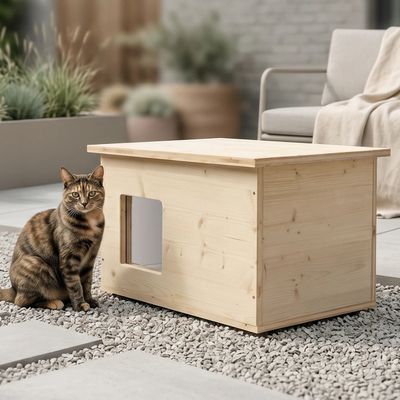 catcabin Katzenhaus outdoor winterfest für draußen