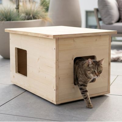 catcabin Katzenhaus outdoor winterfest für draußen