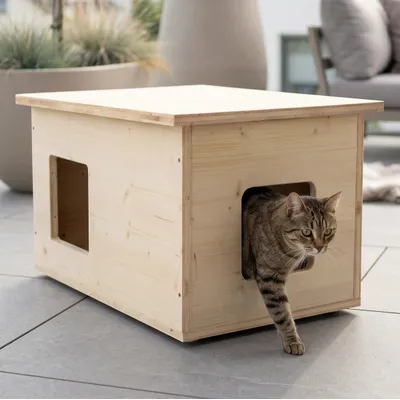 catcabin Katzenhaus outdoor winterfest für draußen