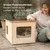 catcabin Katzenhaus outdoor winterfest für draußen catcabin Katzenhaus outdoor winterfest für draußen