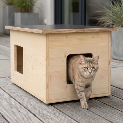 catcabin Katzenhaus outdoor winterfest für draußen