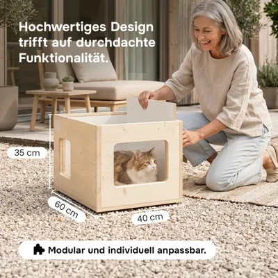 catcabin Katzenhaus outdoor winterfest für draußen