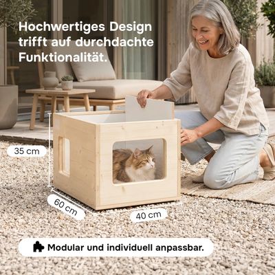 catcabin Katzenhaus outdoor winterfest für draußen