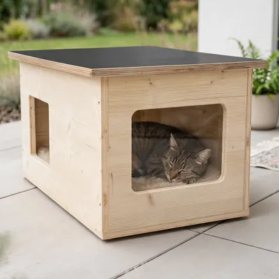 catcabin Katzenhaus outdoor winterfest für draußen