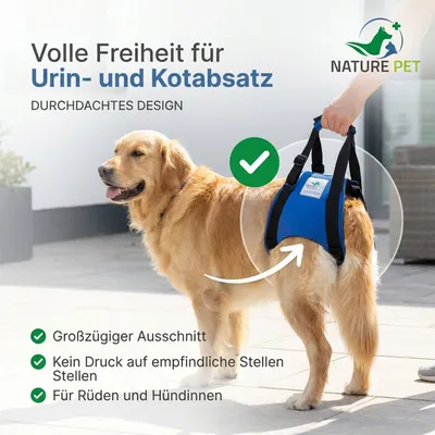 Hunde Tragehilfe hinten
