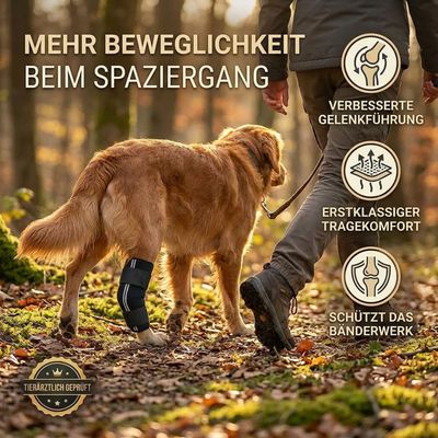 Sprunggelenk Durchtrittigkeits Bandage für Hunde 135° & 165°