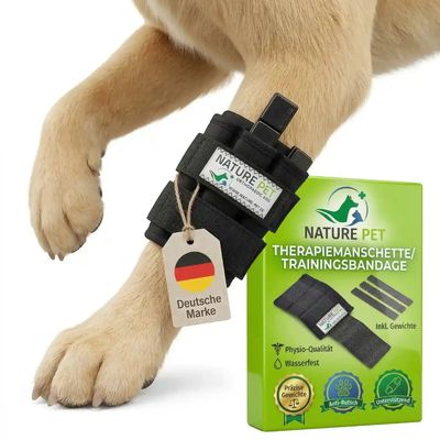 Gewichtsmanschetten für Hunde | Muskelaufbau & Therapie | Nature Pet