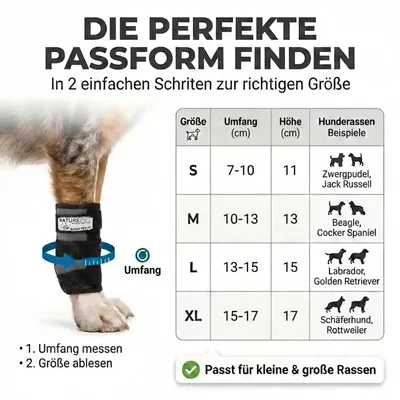 Medium Handgelenksbandage für Hunde
