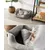 lionto panier pour chat avec coussin réversible et entrée basse lionto panier pour chat avec coussin réversible et entrée basse
