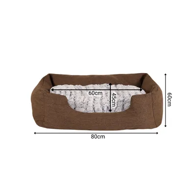 lionto panier pour chat avec coussin réversible et entrée basse lionto panier pour chat avec coussin réversible et entrée basse