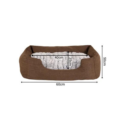 lionto panier pour chat avec coussin réversible et entrée basse lionto panier pour chat avec coussin réversible et entrée basse