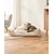 lionto panier pour chat avec coussin réversible et entrée basse lionto panier pour chat avec coussin réversible et entrée basse