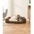 lionto panier pour chat avec coussin réversible et entrée basse lionto panier pour chat avec coussin réversible et entrée basse