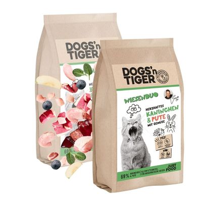 Dogs’n Tiger Wiesendou, Katzenfutter, Kaninchen & Pute