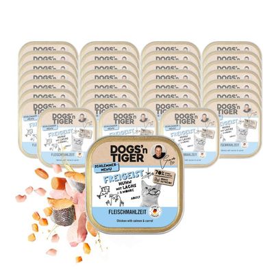 Dogs’n Tiger Freigeist Katzenfutter, Huhn, Lachs & Möhre