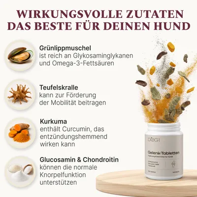 DOG1 Gelenktabletten für Hunde DOG1 Gelenktabletten für Hunde