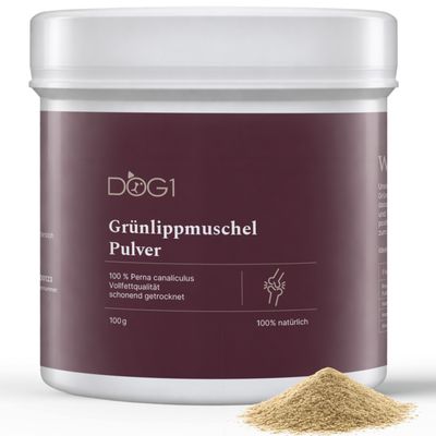 DOG1 Grünlippmuschelpulver Vollfett