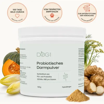 DOG1 Probiotisches Darmpulver für Hunde DOG1 Probiotisches Darmpulver für Hunde