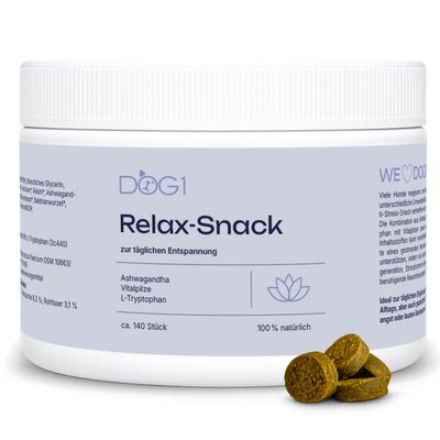 DOG1 Relax Snack für Hunde