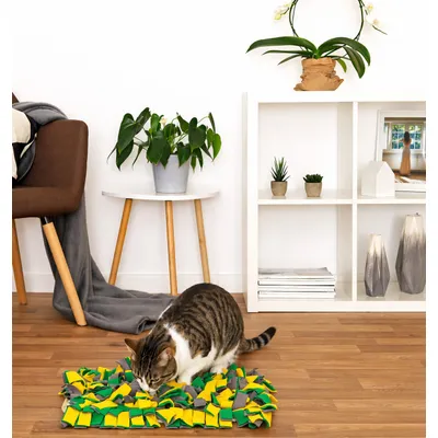 lionto tapis de fouille pour chat, anti-stress et stimulant mental