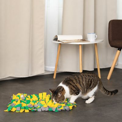 lionto Schnüffelmatte für Katzen, Anti-Stress und mentale Beschäftigung