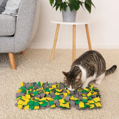 lionto tapis de fouille pour chat, anti-stress et stimulant mental