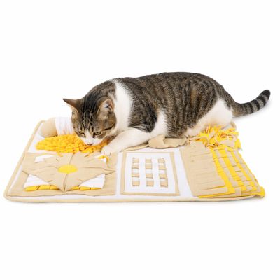 lionto tapis de fouille pour chat, anti-stress et stimulant mental