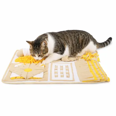lionto tapis de fouille pour chat, anti-stress et stimulant mental