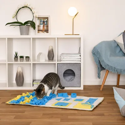 lionto tapis de fouille pour chat, anti-stress et stimulant mental
