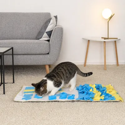 lionto tapis de fouille pour chat, anti-stress et stimulant mental