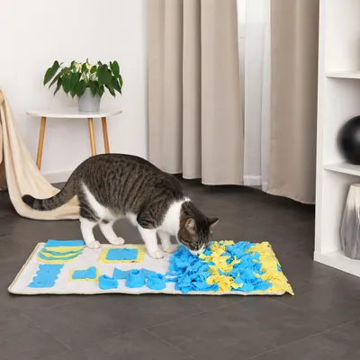 lionto tapis de fouille pour chat, anti-stress et stimulant mental