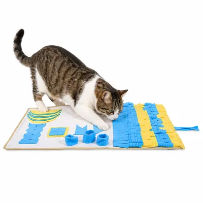 lionto tapis de fouille pour chat, anti-stress et stimulant mental